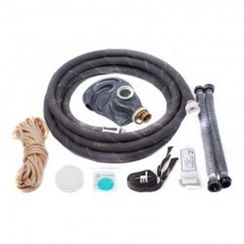 Шланговый дыхательный аппарат Бриз-0302(ПШ-20С) шланг АМС резинотканевый , комлектация ППМ