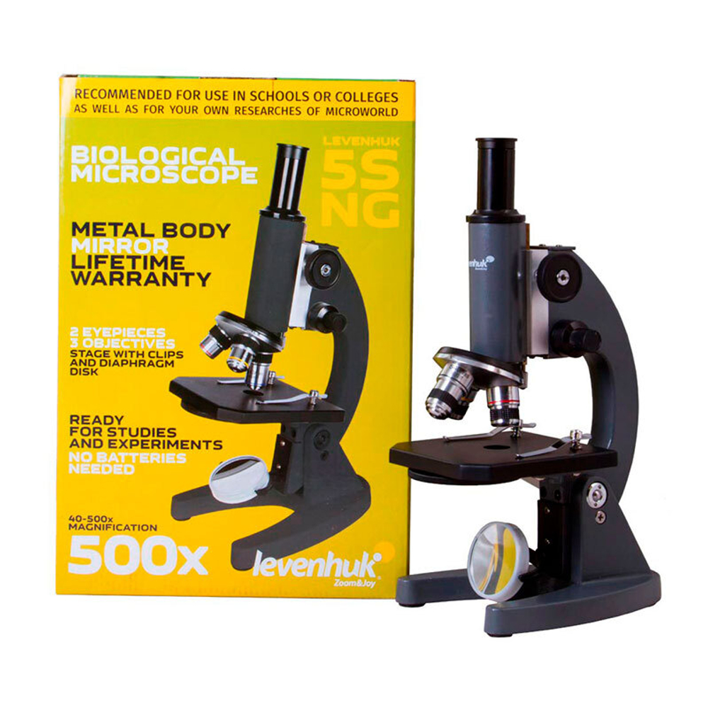 Микроскоп Levenhuk 5S NG, монокулярный - фото 2