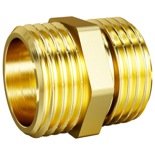 Ниппель прямой LD DN15 нр-нр, латунь