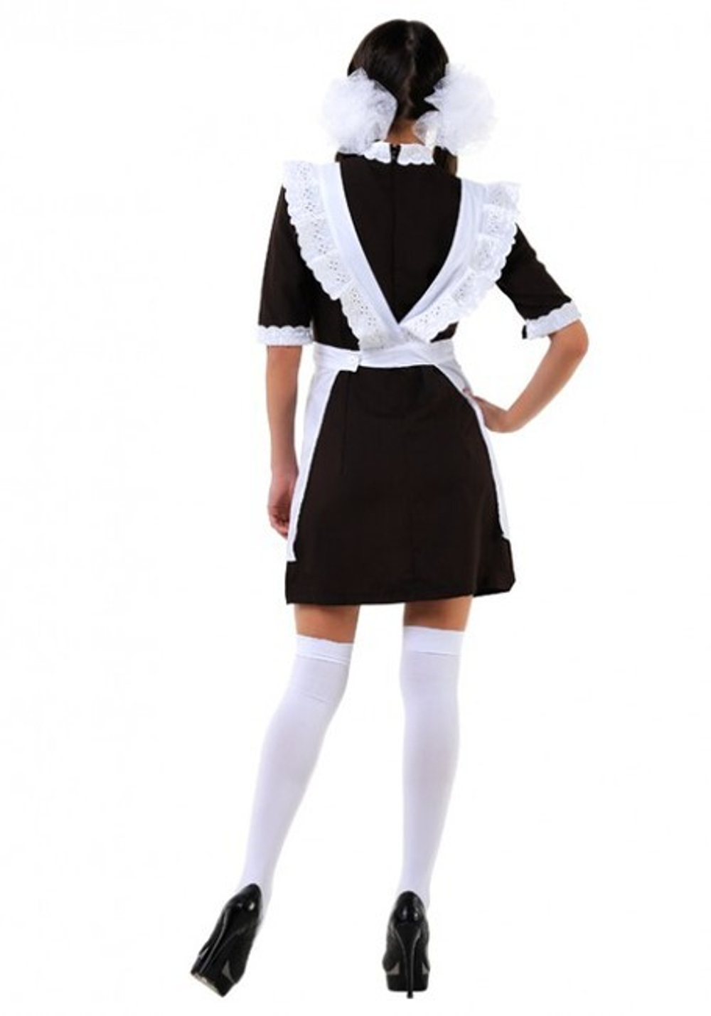 Школьная форма СССР LXL (46-48) (Цвет: коричневый с белым)