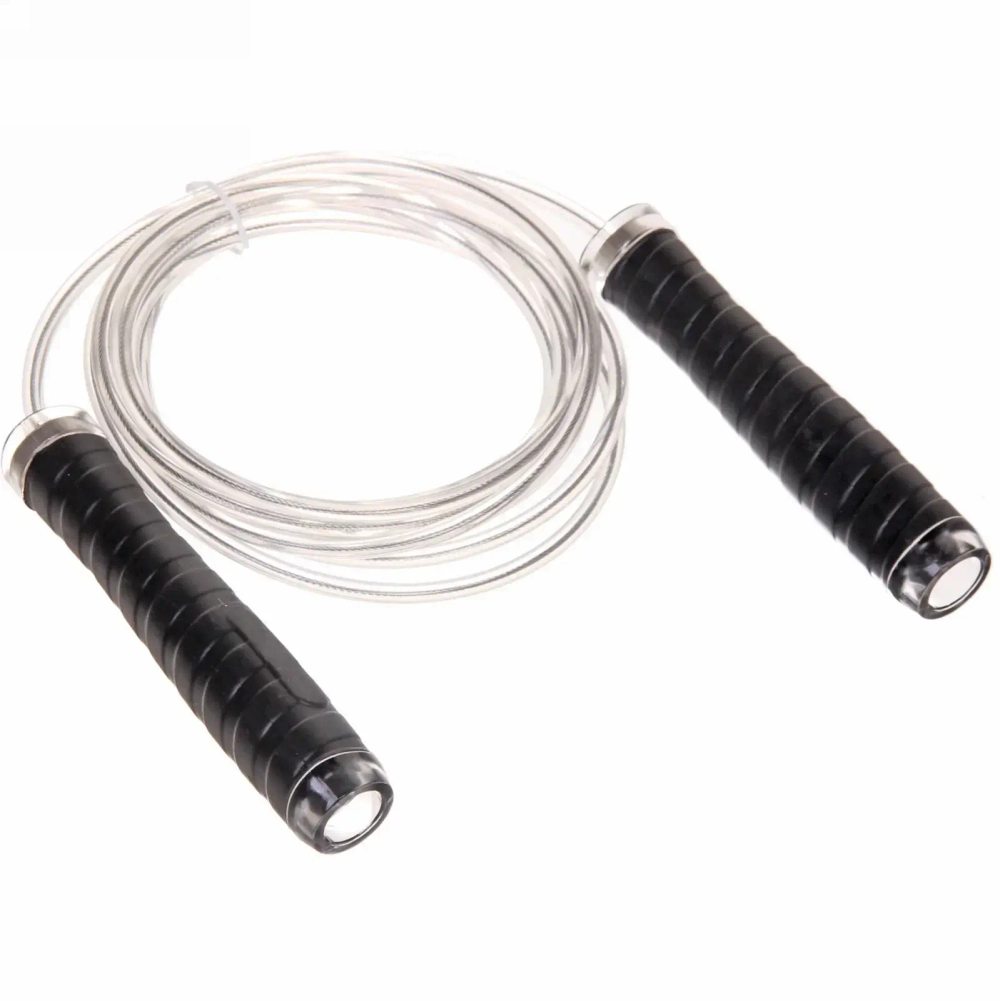 Скакалка с подшипниками RICHO RQ-JR-PL03, 3 м, ручка 125 мм, черный