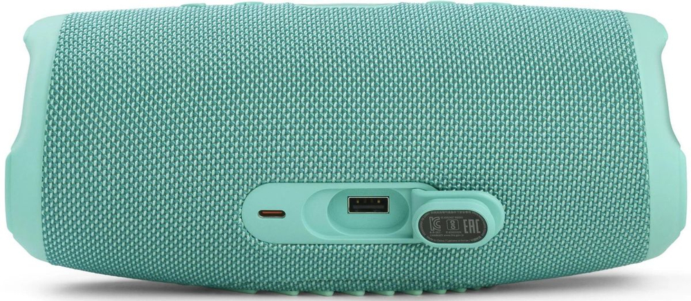 Колонка портативная JBL Charge 5, 40Вт, бирюзовый [jblcharge5teal]