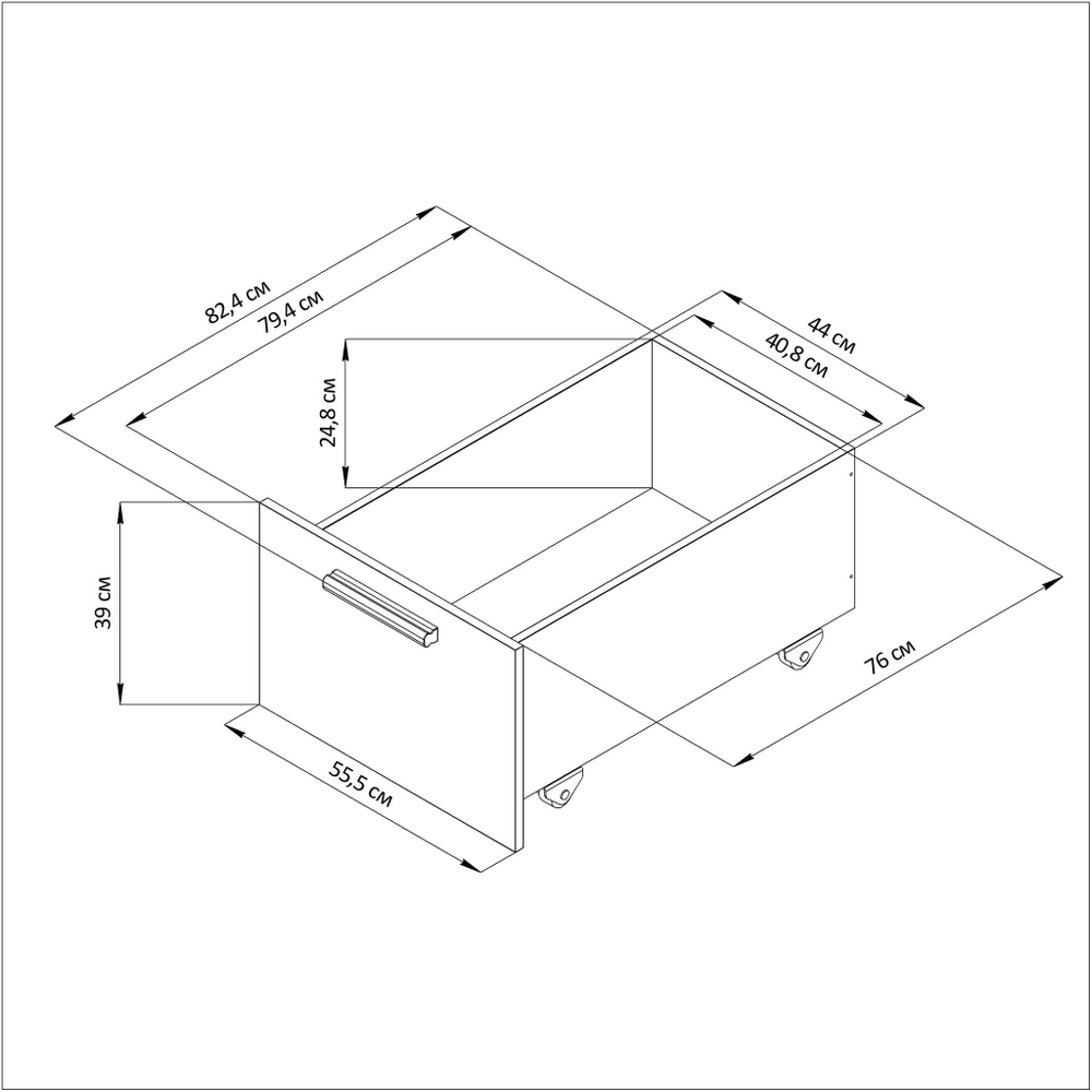 Односпальная кровать чердак 160х80 см Ами на ножках