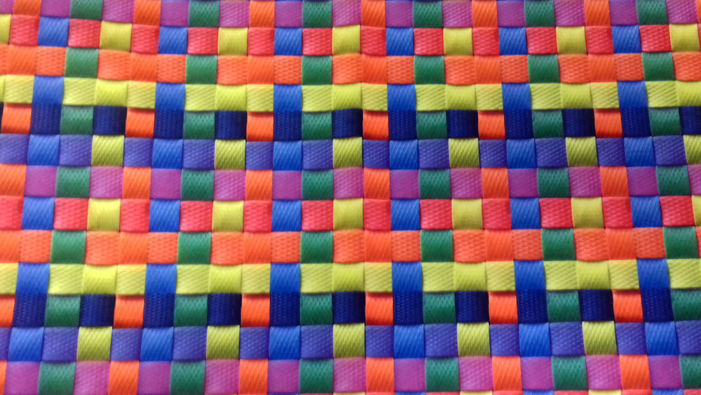 Микровелюр Xpoint (Икспоинт) 0051.01 Цветная плетенка