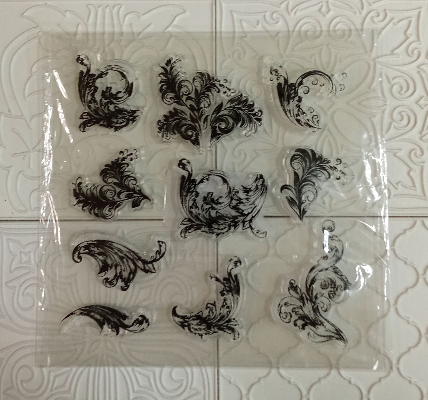 штамп набор вензелей №3 (14*14см)