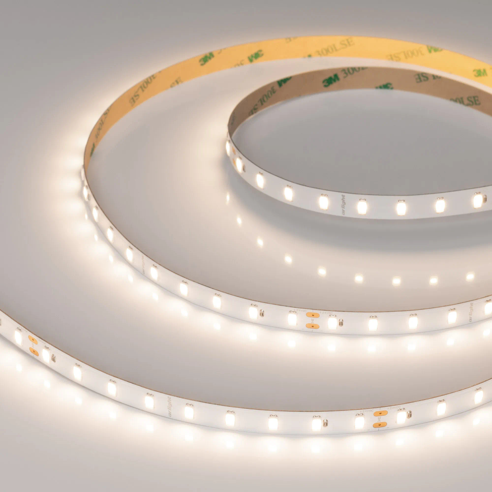 Светодиодная лента ULTRA-C72-10mm 24V Warm3500 (7.2 W/m, IP20, 5630, 5m) (Arlight, высок.эфф.200 лм/Вт) 040211