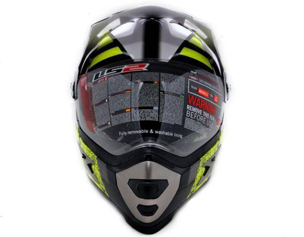 Мотошлем LS2 MX433 W Visor Stripe