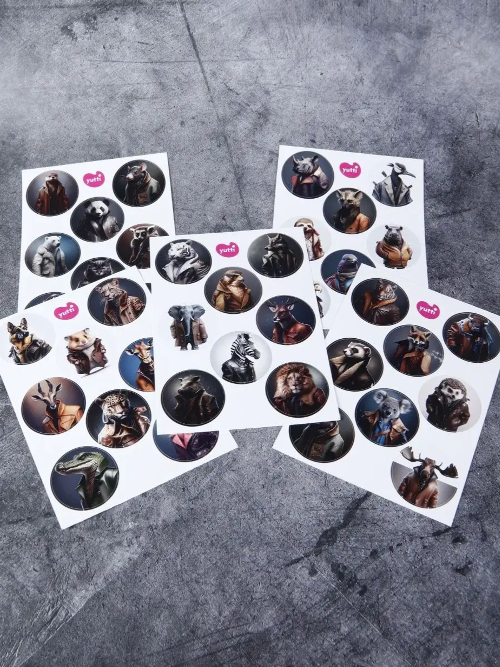 Наклейки детские на телефон стикеры на карту Котики