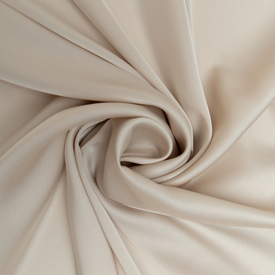 Атлас Армани стрейч, 90 гр/м2, 145 см, бежевый