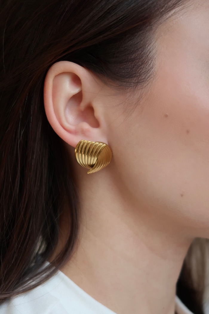 Серьги ЛЕПЕСТКИ gold