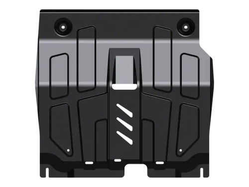 Защита картера двигателя, КПП (1,8 мм, сталь) для Chevrolet Aveo 2011-2015 (V = 1.6 MT/AT), Chevrolet Cobalt 2013-2016 (V = 1.5 MT), Chevrolet Nexia R3 2016-2018 (V = 1.6 AT), Ravon R4 2016- (V = 1.5 MT/AT) Sheriff.04.2221