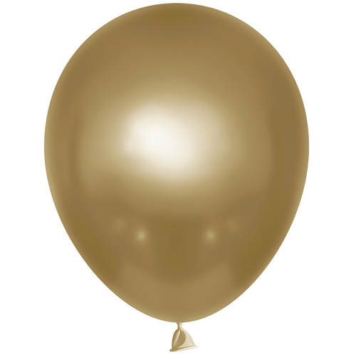 Шар 12" Ретро, Винтажное золото, хром шаринг
