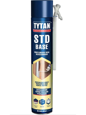 Бытовая монтажная пена Tytan Professional STD Base всесезонная, 750 мл