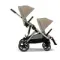 Прогулочная коляска для двойни Cybex Gazelle S TPE Almond Beige