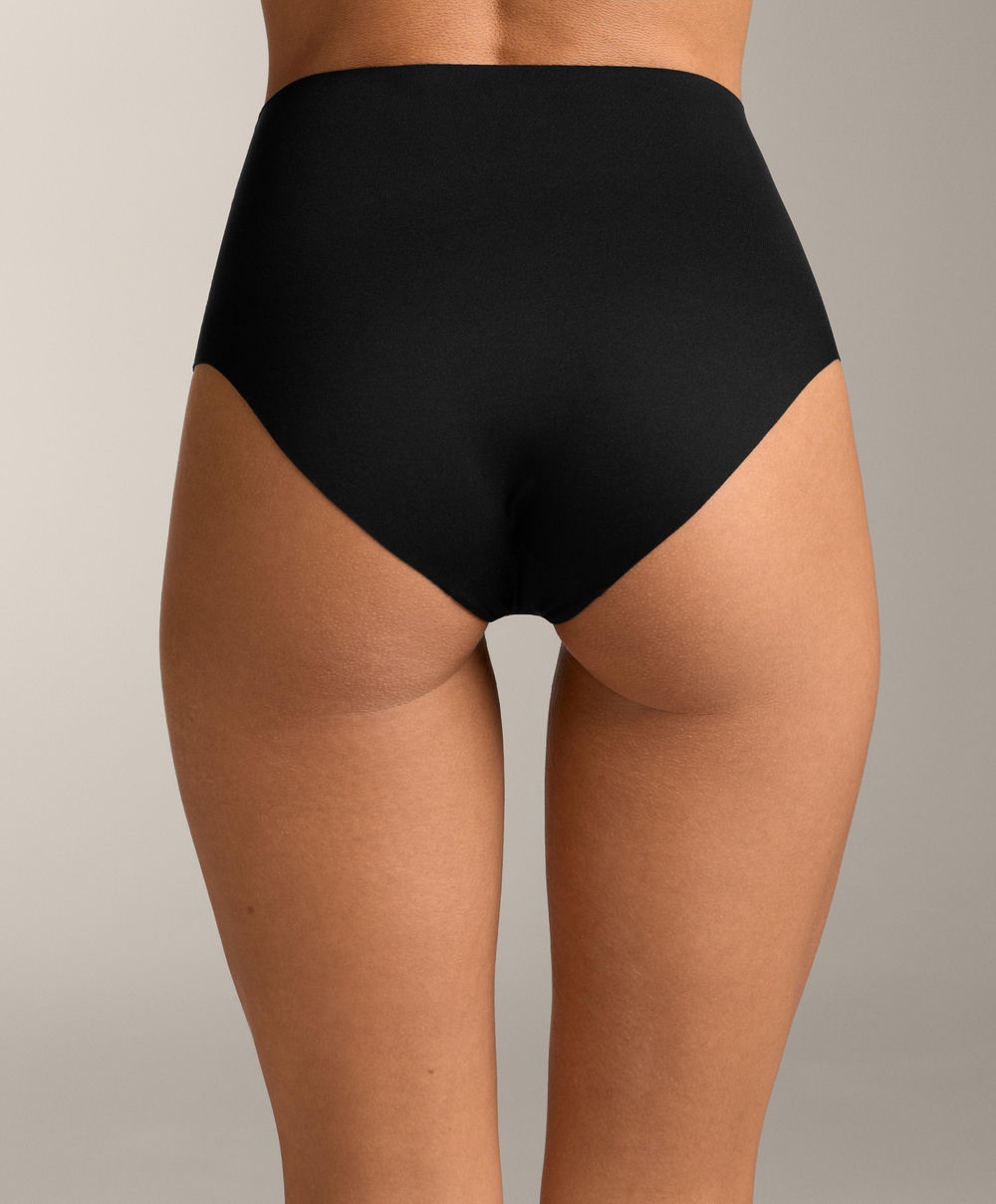 OYSHO Набор из двух пар классических трусов средней посадки из полиамидной смеси, черный