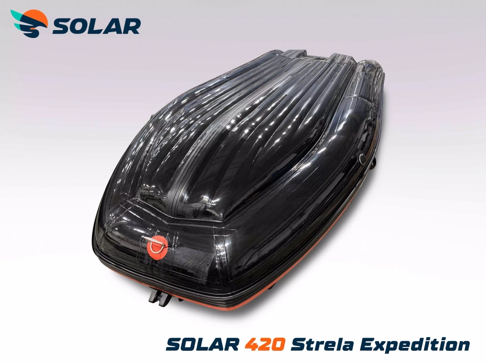 Лодка надувная моторная solar-420 strela jet tunnel (expedition)