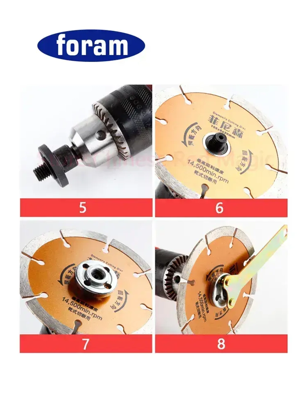 Адаптер для дрели, адаптер дисков, шатун. Переходник дисков на дрель.