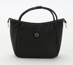 Детская коляска Adamex Mobi Deluxe 2 в 1 M-SD13 (СИНИЙ ПЕРЛ+ЧЕРНАЯ КОЖА)