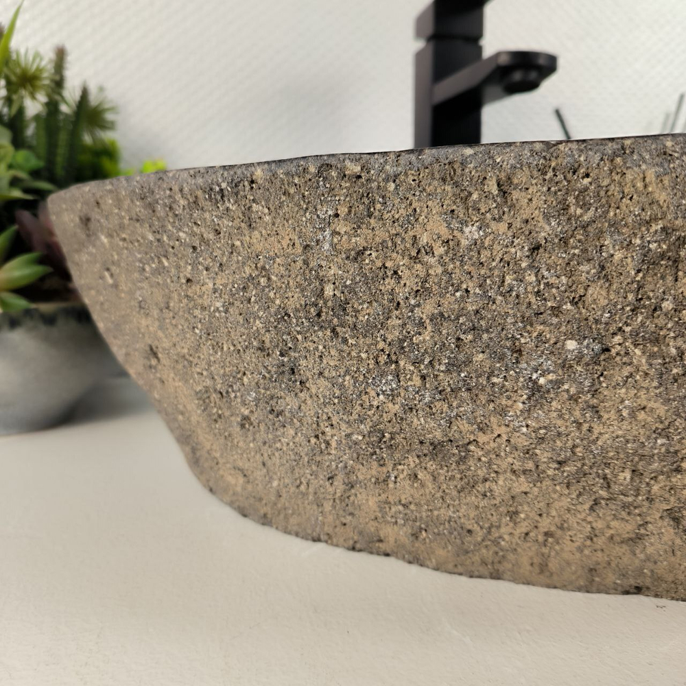 Раковина из речного камня RS-65594 49*38*15 0865