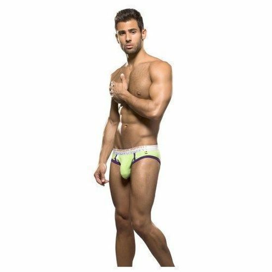 Мужские трусы джоки салатовые Andrew Christian Rainbow