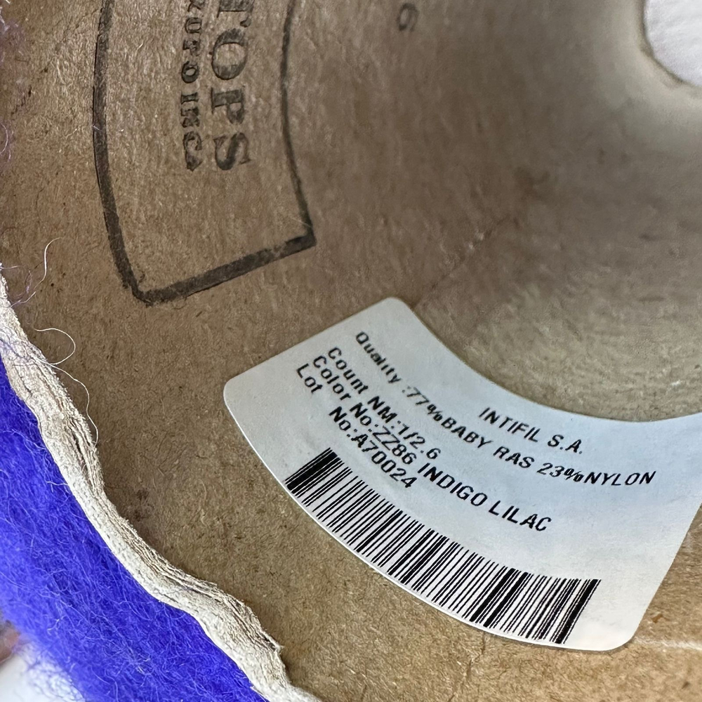 Intifil S.A. ; 77% baby альпака, 23% нейлон; 260м/100гр; col. ZZ86 INDIGO, цвет: индиго