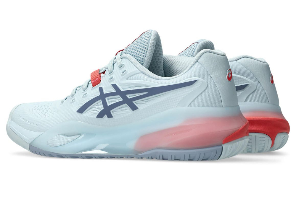 Женские Кроссовки теннисные Asics Gel-Resolution X - sky/grey blue
