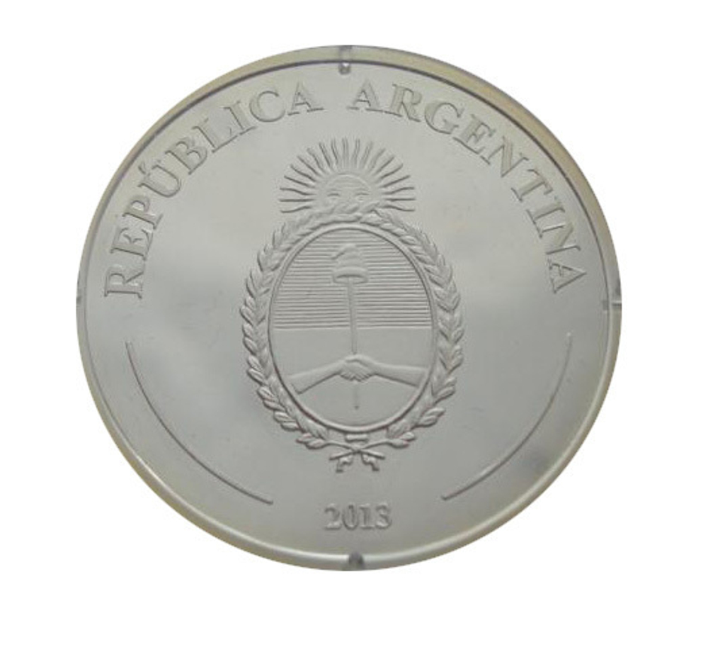 Аргентина 5 песо 2013 Танго танец СЕРЕБРО