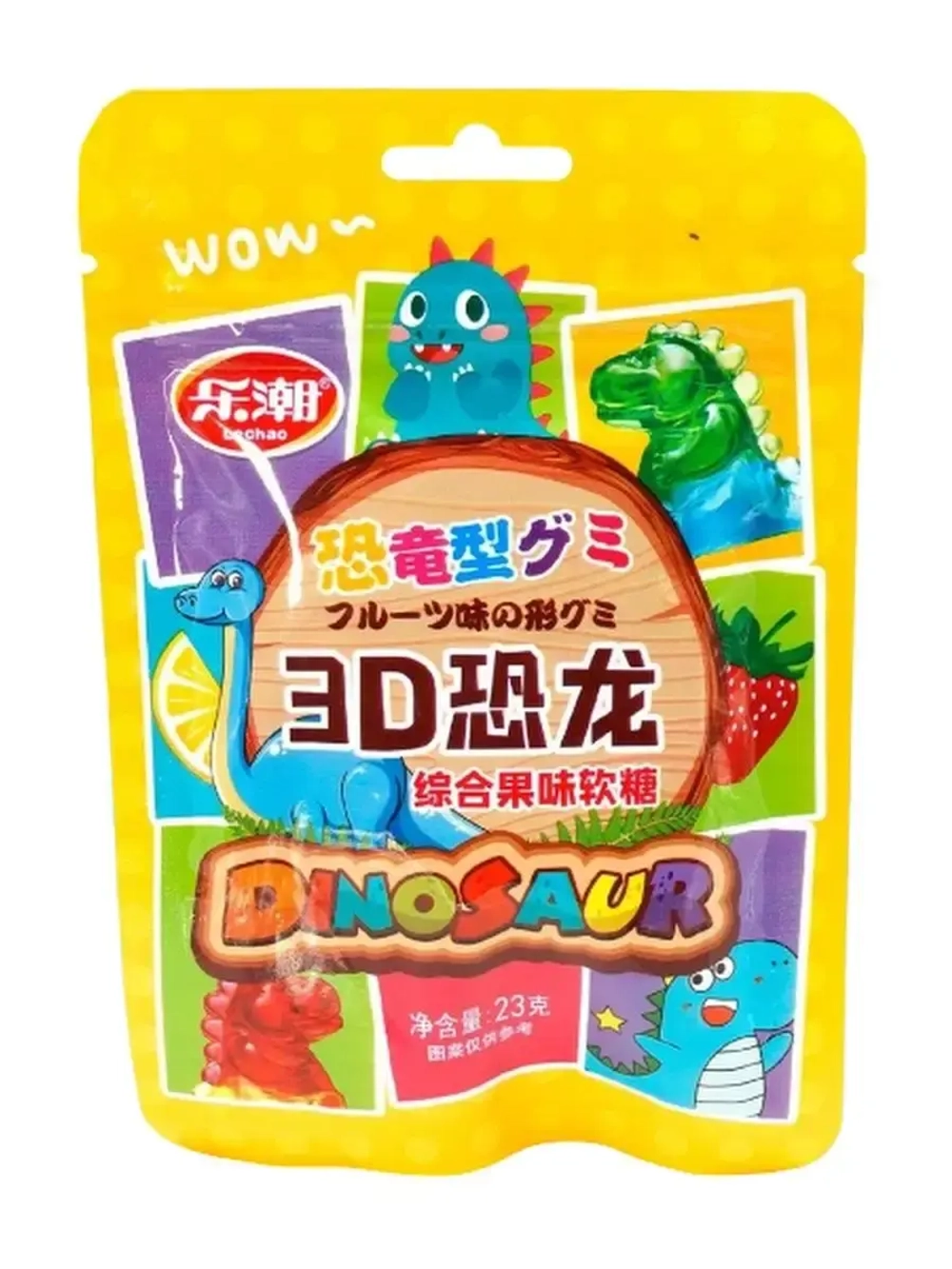 Мармелад в форме динозавриков и кроликов 23 г * 20 шт