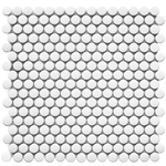 Кер. мозаика Penny Round White Matt (NK41000) 315х309х6