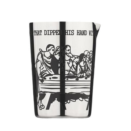 Стакан для смешивания 500 мл "MIXOLOGY" d 8,3 см h11,6 см нерж. с рисунком B'Guys P.L.- Barbossa