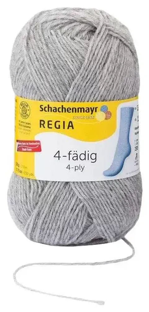 Пряжа носочная Regia 4-fadig Color (01991/светло-серый)