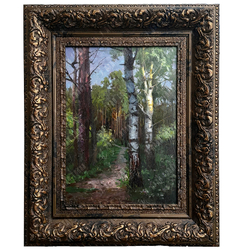 Быков В. А. (р. 1958 г.) Березки. Холст, масло. Россия, 2022 г.