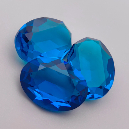 Овал К9, Capri Blue Unfoiled