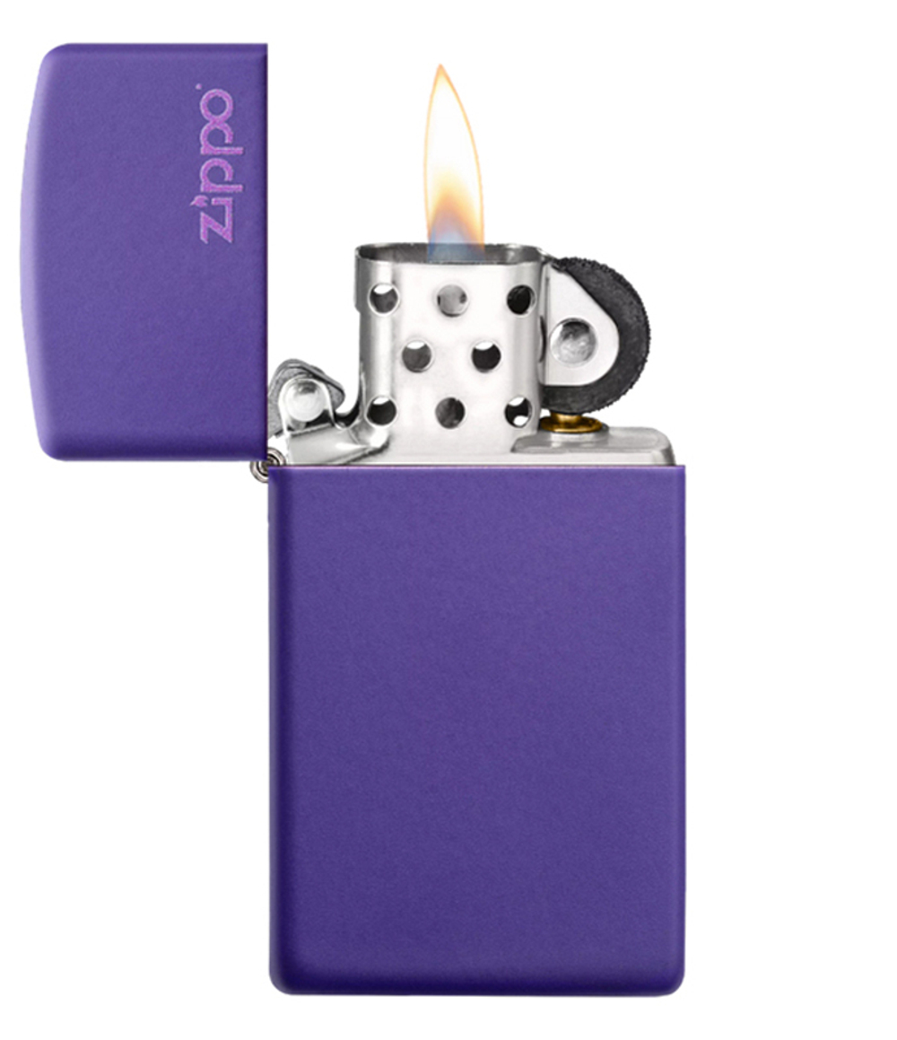 Зажигалка Slim® Purple Matte ZIPPO 1637ZL