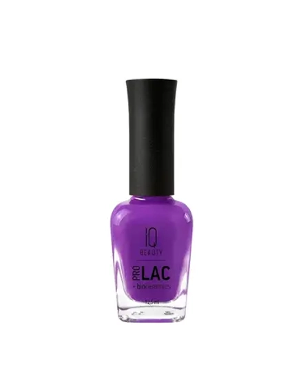 IQ Beauty Лак для ногтей профессиональный укрепляющий с биокерамикой #169, 12.5 мл Фиолетовый, плотный