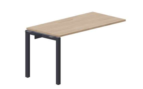 стол Polo 1380х680х750мм (меламиновый аутлет) - приставной элемент