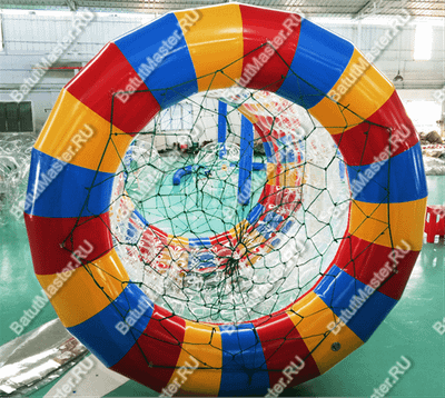 Аттракцион Водный роллер "Комбинированный" ПВХ, 2*1,8*1,8 м
