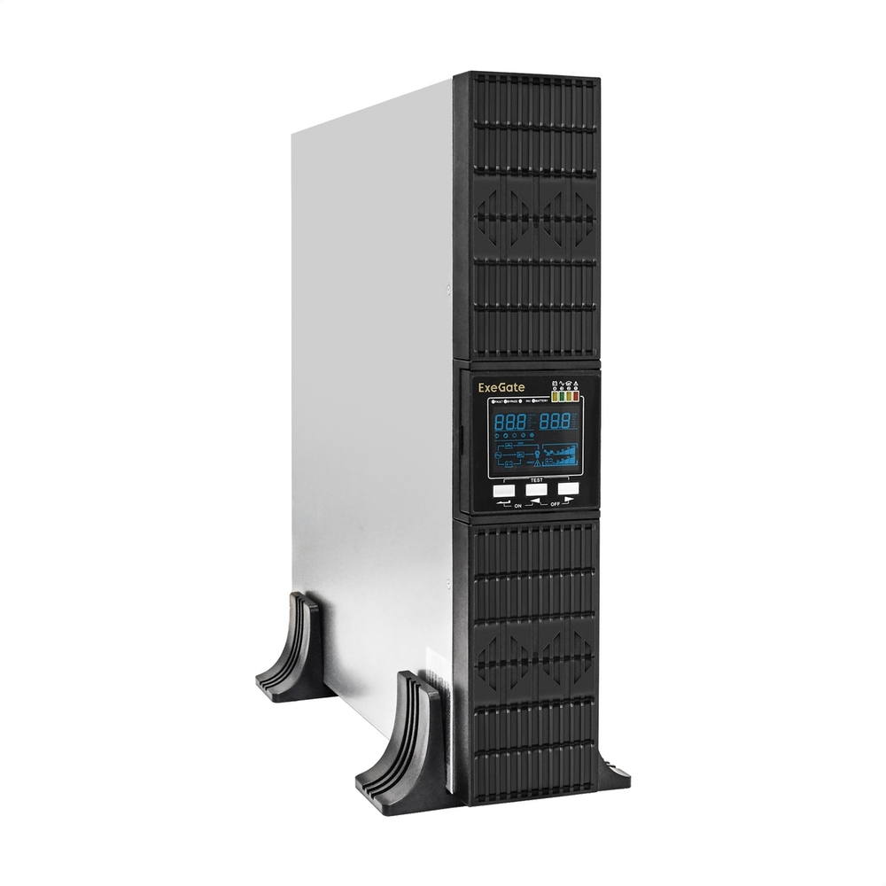 Источник бесперебойного питания  Exegate PowerExpert ULS-2000.LCD.AVR.1SH.2C13.USB.RS232.SNMP.2U
