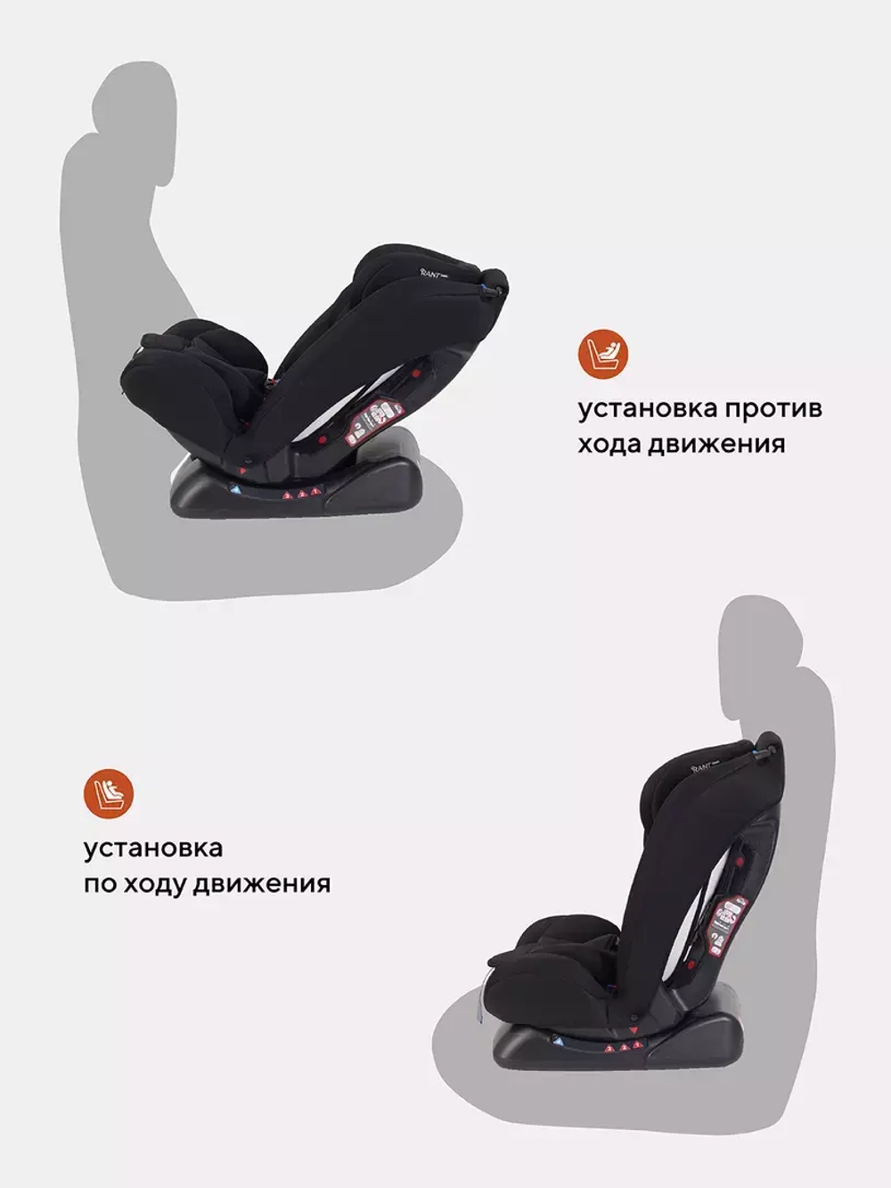Автокресло RANT basic ZY26 "Unity" группа 0+-1-2-3 (0-36 кг)