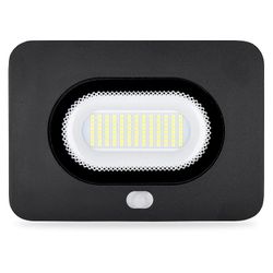 Светодиодный прожектор Wolta WFL-50W/05s 5500K 50 Вт LED IP65 4000 Лм с датчиком движения