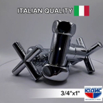 Кран для ПС ПРЯМОЙ  3/4г х 1"г КРЕСТ ViEiR