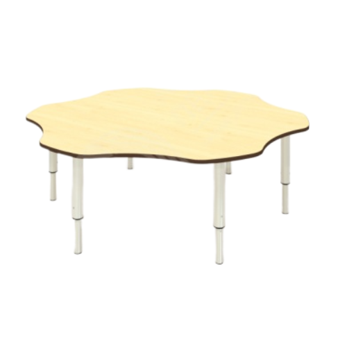 Стол Цветок фанера, d-1200 ножки 6 шт