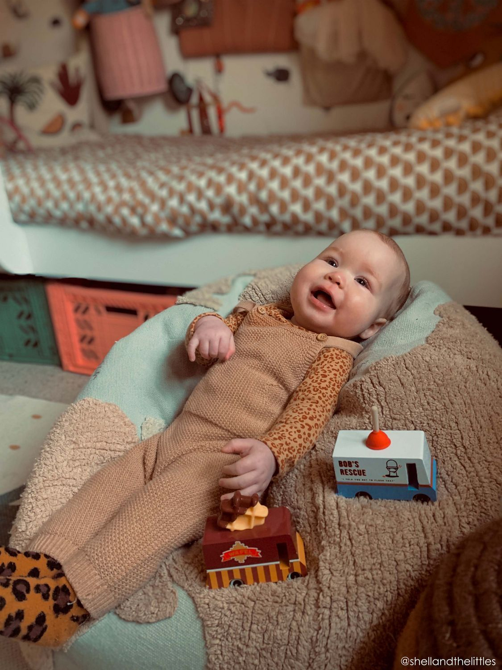 Пуф Lorena Canals World Map (45 x Ø50 см)