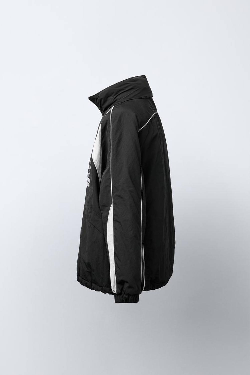 ZARA КУРТКА WATER REPELLENT С КАПЮШОНОМ UEFA CHAMPIONS LEAGUE ®, ЧЕРНЫЙ