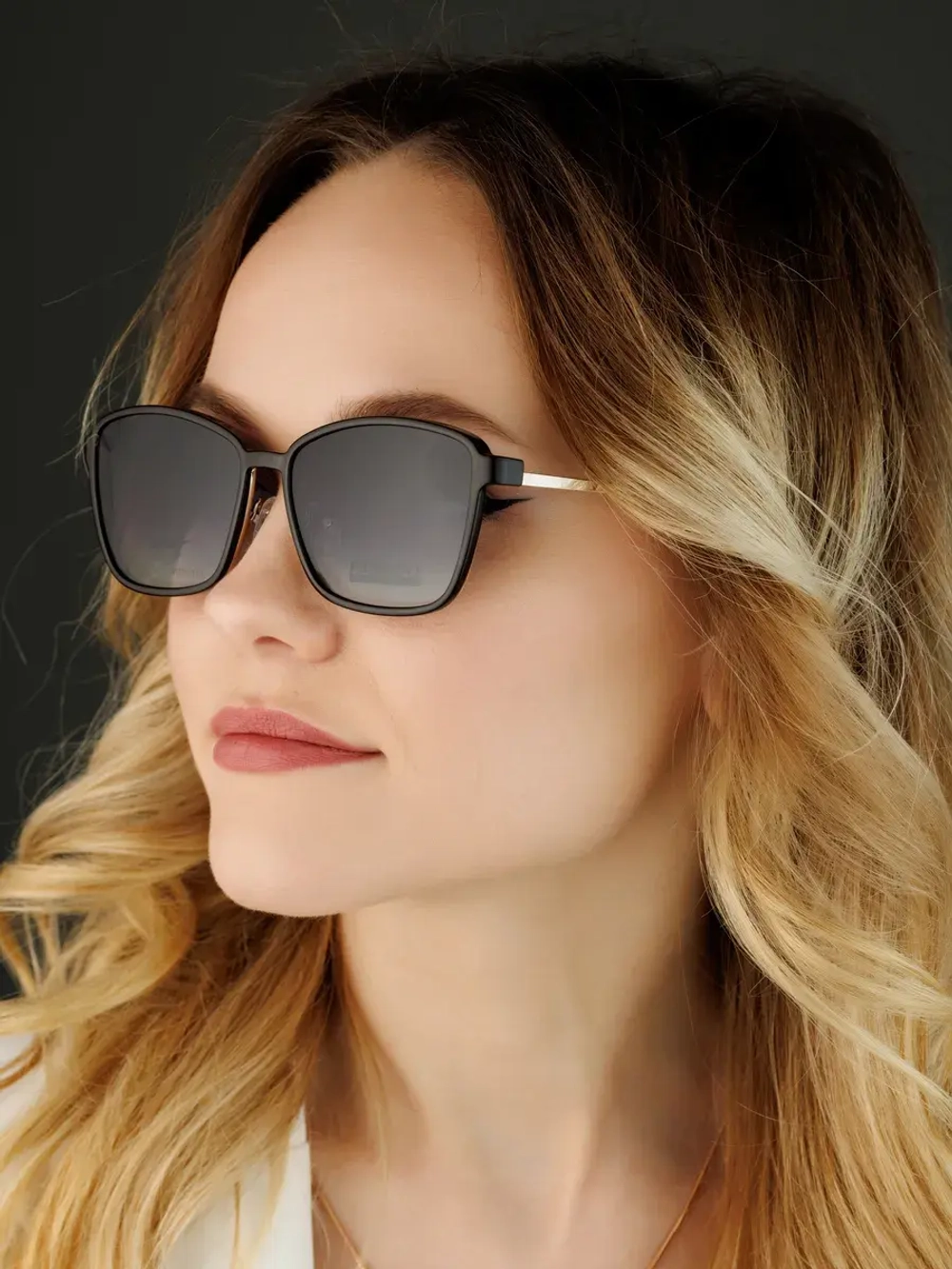 Оправа для очков с солнцезащитной накладкой 4в1