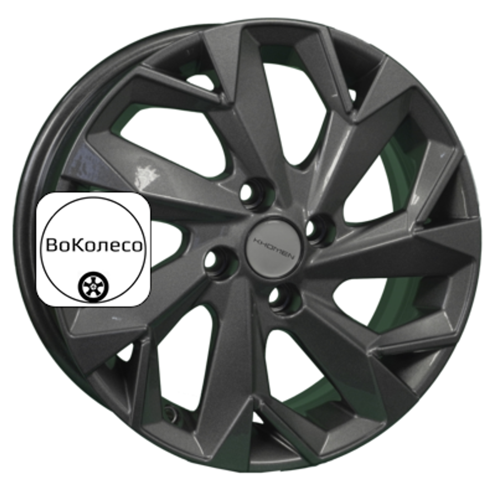6x15/4x98 ET35 D58,6 KHW1508 (Lada Granta) Gray Khomen Wheels