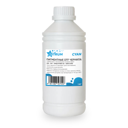 DTF чернила Astrum Cyan, 1кг