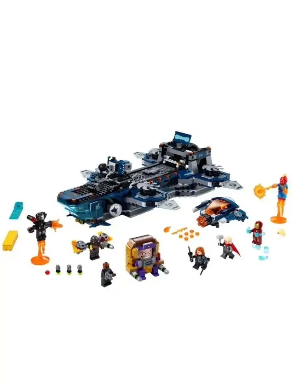 Конструктор Геликарриер Вертоносец Мстителей 1286 деталей