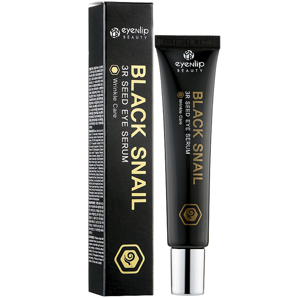 Eyenlip Увлажняющая сыворотка-роллер для кожи вокруг глаз BLACK SNAIL 3R SEED EYE SERUM 25ml