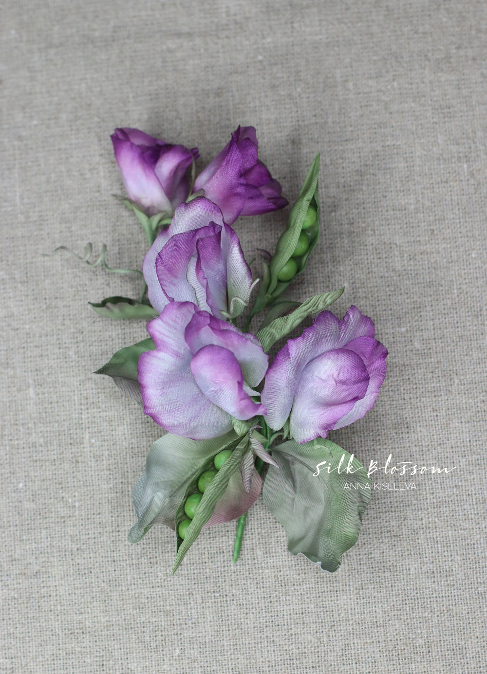 Бутоньерка Душистый горошек